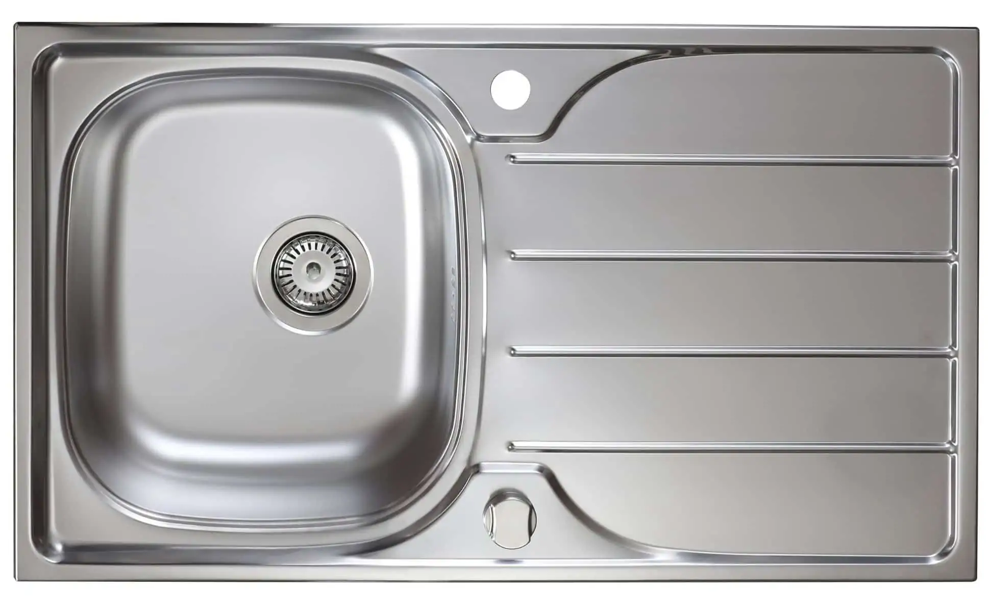 stainless steel one tap hole single bowl sink